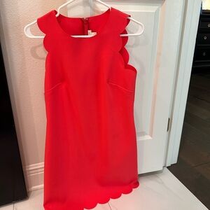 J. crew scalloped dress